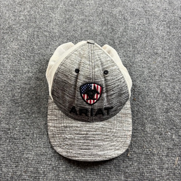 Ariat Other - ARIAT Youth Flag Logo Mesh Snap Back Cap